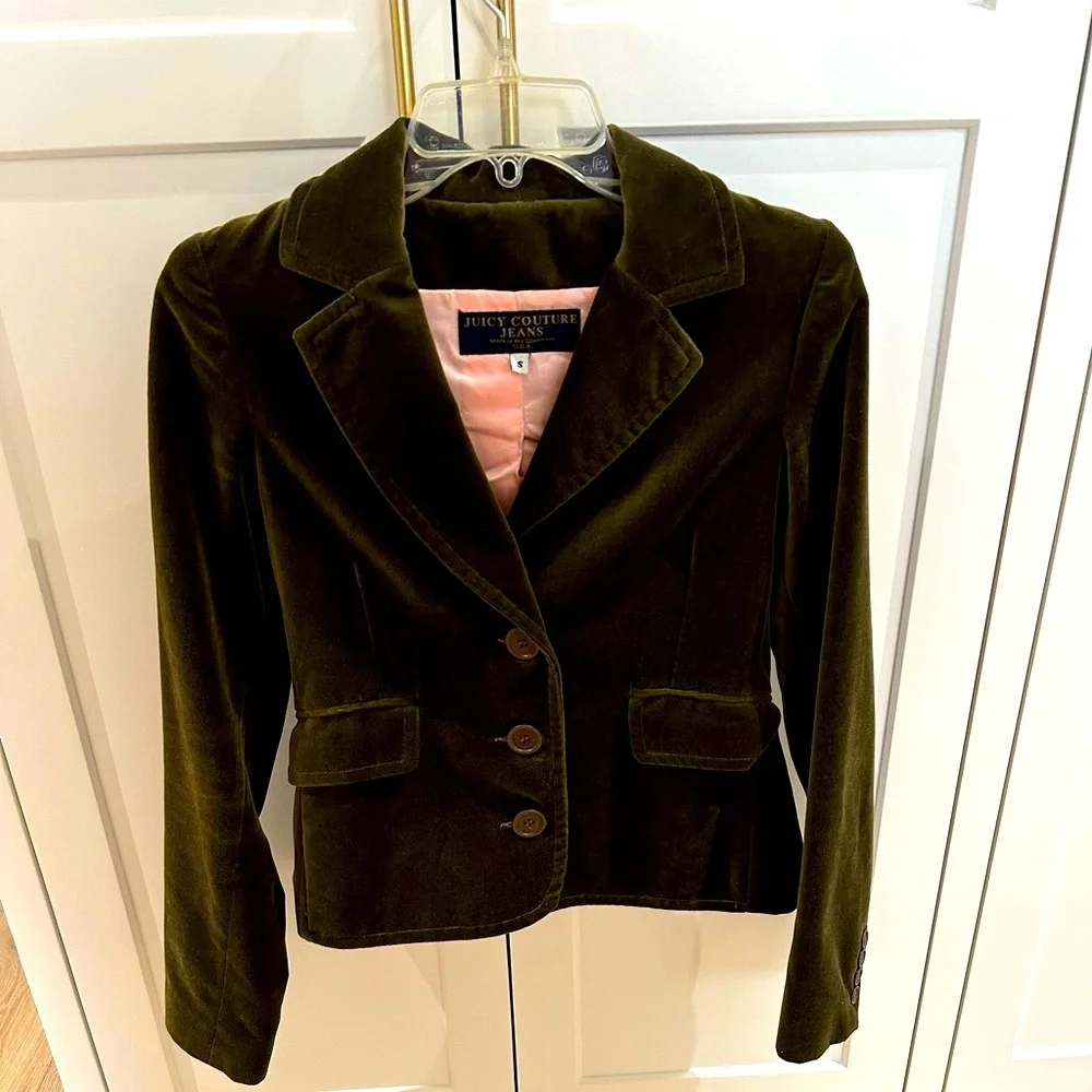 Vintage ✨ Juicy couture velvet blazer - Picture 2 of 10